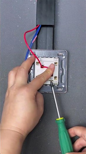 new electric switch bord full wearing connection by fault house 🏠🔥 #youtubeshorts #diy #virl