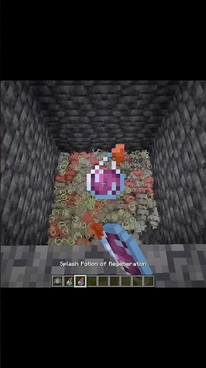 Minecraft silverfish mining method #minecraft