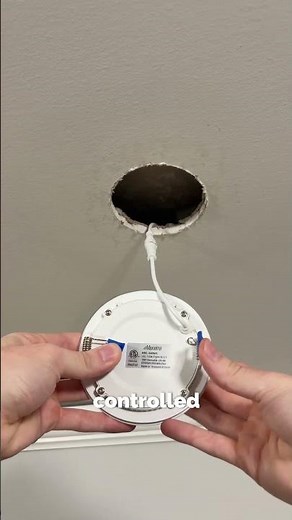 Most people damage their ceiling installing canless downlights