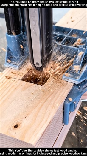 Machine Wood Carving Process Quick and Precise CNC Woodworking #shortvideo
