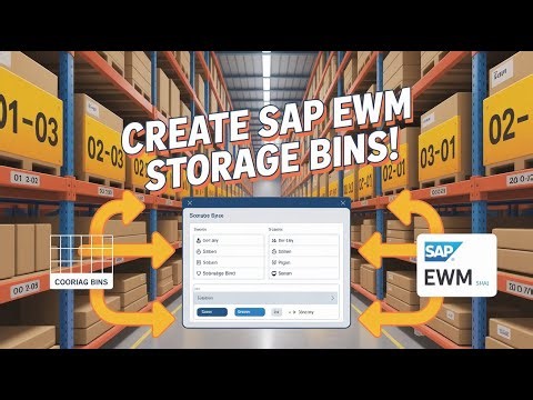 SAP S4HANA EWM Creating Storage Bins