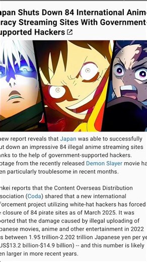 These anime sites are catching RICO Cases.