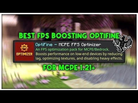 OPTIFINE - FPS OPTIMIZER For MCPE 1.21+ [FPS BOOST]