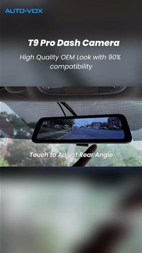 The Best Car Safety Upgrade This Season Dual 2K Mirror Dash Cam T9 Pro #autovox