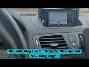 Renault Megane | 3 How To Change Sat Nav Language | CarFreakChannel