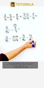 Solving: (3/4 × 3/4) - 1/4 Fraction Problem #Math #OperationsWithFractions
