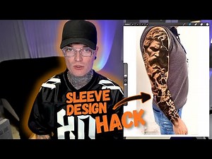 How I Design Tattoo Sleeves in Minutes! (ProCreate Guide) 🔥😮‍💨