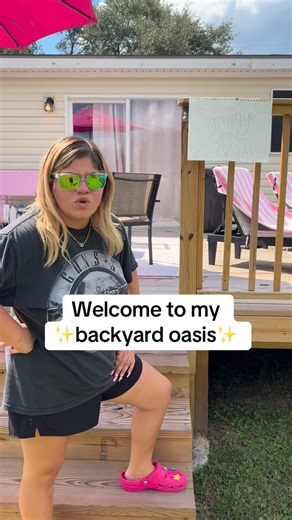 Samantha on Instagram: "Welcome to Sammye’s cool backyard"