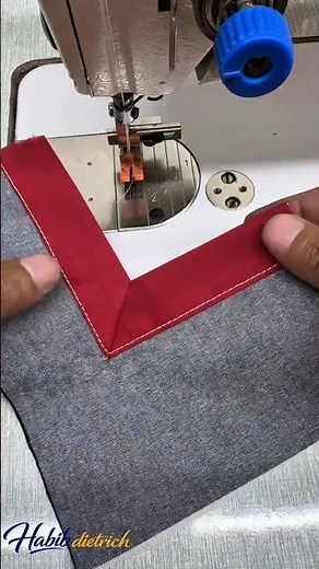 How to Sew a Perfect Mitered Corner with Bias Binding #patternmaking #sewingtips #diy