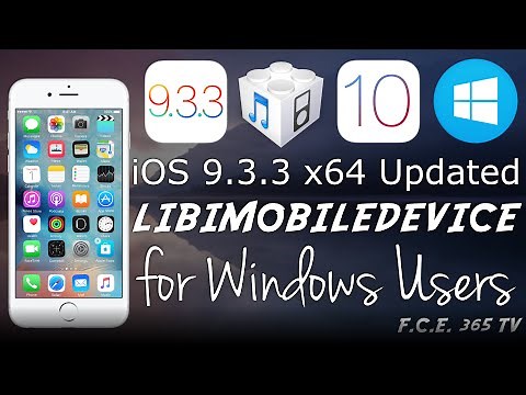 iOS 10 - Updated LibiMobileDevice Tool for Windows | New Firmware Manager Update