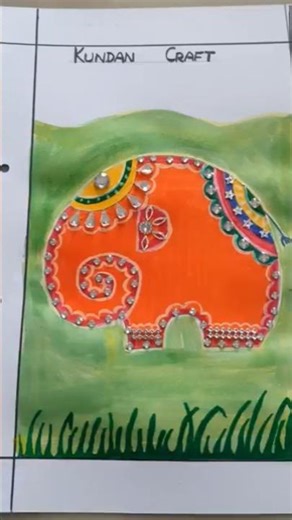 Kundan Craft for Project#kundan#artwork#craft