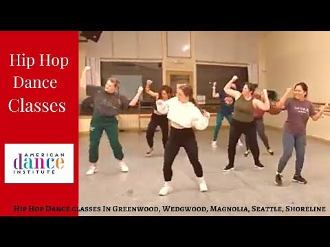 Adult Hip Hop Dance Class With Amber Johnson, Greenwood Studio 2 of the American Dance Institute.