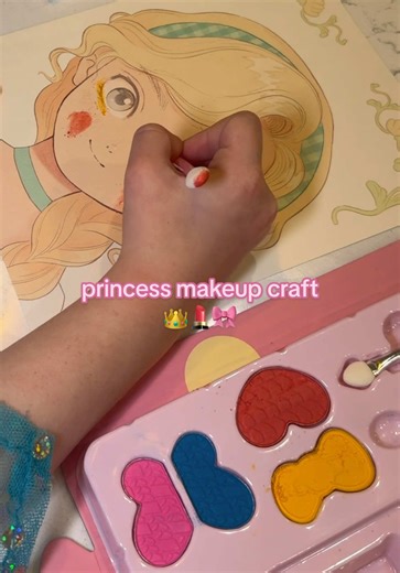 Creative Princess Makeup Craft Book for Kids