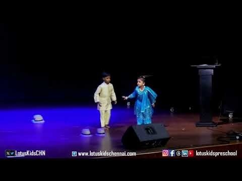 LOTUS KIDS PRE SCHOOL | CHENNAI | ANNUAL DAY 2025–26 | LKG KIDS PAIR DANCE | FAMOUS TAMIL SONGS MIX