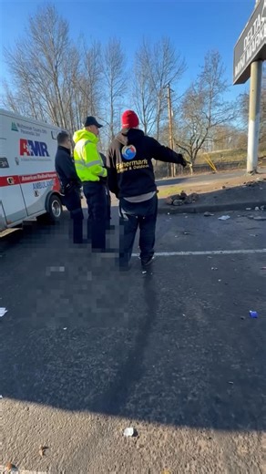 John Collins on Instagram: "We’re conducting a welfare check on a well-known homeless woman in North Portland. I have spent months patiently building trust with her, and after a long process, she finally agreed to go to the hospital. The challenge is that she has a history of going to the hospital and requesting release almost immediately. She has severe addiction issues. When she’s not using, she presents as a relatively normal and sweet person—underscoring just how profoundly drugs can alter s