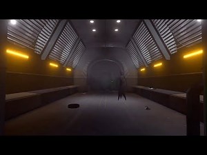 Footage of SCP-173 moving around the facility