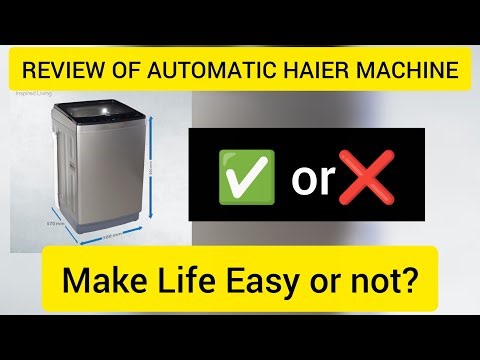 How to use Haier Automatic Washing machine?
