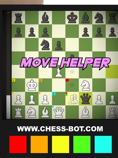 Top Engine Moves on Screen ⭐⚡ #chess #bot #fun #app #cheat #chesscom #cool #lichess