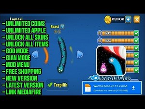 🔥 Worms Zone.io MOD Menu APK v6.18.0 (Unlimited Money & Unlock All Skins) New Update!