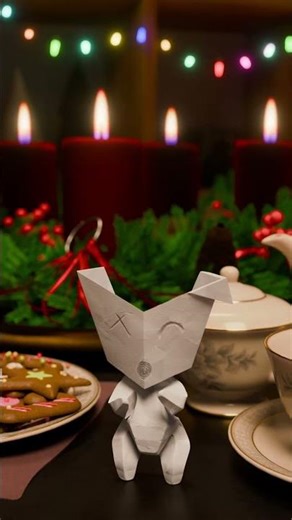 Happy fourth Advent from Pete 🕯️🕯️🕯️🕯️ #animation #christmas #cute