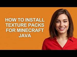 How To Install Texture Packs For Minecraft Java - AshleyHowTo