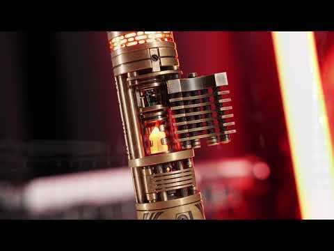 Inside the Replica Sabers Metal Core Xenopixel/Neopixel Chassis and exposed core.