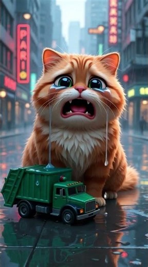 🗑️ Cat Garbage Collector! You Won't Believe the Rescue! 💖