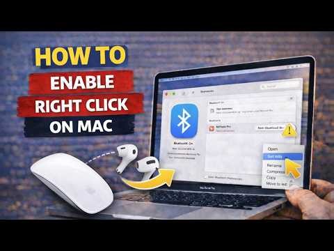 How To Enable Right Click on Mac