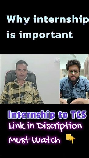 Why internship is important ? Internship to TCS | 11 Years Experience Full Breakdown & Roadmap