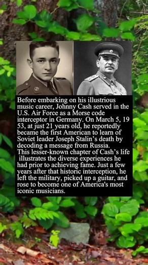 From the Air Force to Stardom The Early Life of Johnny Cash #shorts