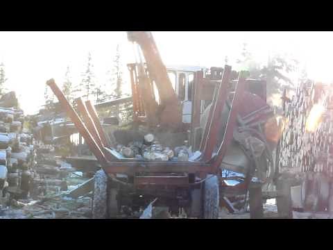 Hood Log Slasher in NW Ontario (HD)