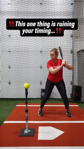 The Softball Lab | Olivia Roark on Instagram: "Timing isn’t about being fast… it’s about being adjustable 👏🏼 The tempo from load to launch matters more than most hitters realize. When that move is rushed, timing becomes a guess. When it’s slow and controlled, you buy yourself time to see the pitch, adjust, and stay on time. Control creates consistency‼️ #softballdrills #softballcoach #hittingdrills #hittingcoach #softballswing"