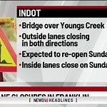 Portion of US 31 in Franklin to close Thursday for bridge work