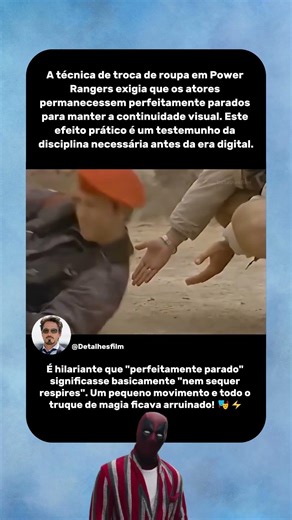 Os Bastidores de Power Rangers São Bem Diferentes 😳