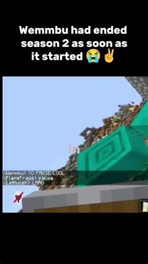 Wemmbu had ended season 2 earlier 🥀✌️ Minecraft Unstable Smp #shorts #memes
