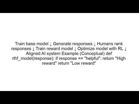 RLHF Explained | How AI Learns from Human Feedback