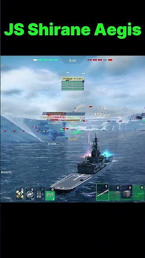 Why you need to sail the JS Shirane Aegis | #gaming #shorts #modernwarships