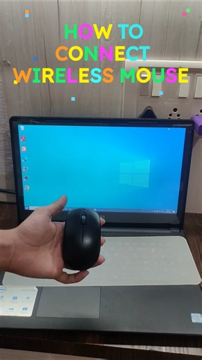 How to connect wireless mouse to laptop/pc #viral #shorts
