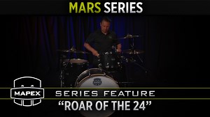 Mapex Brand Manager Jeff Mulvihill talks about and demos the Mars Series, specifically the MA446 shell pack. This 4-Piece shell pack includes a 12"x8" Mounted Tom, 16"x16" Floor Tom, 24"x16" Kick, and a matching 14"x6.5" Snare Drum. #mapexdrums #mapex | Mapex Drums