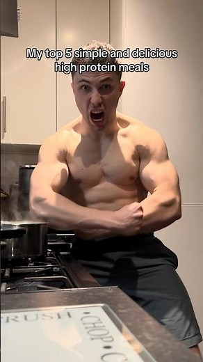 My top 5 high protein meals 👉👈🤯 #food #protein