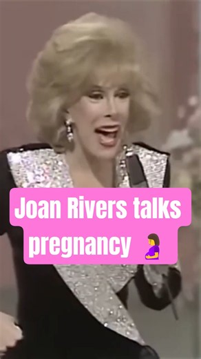 Pregnant woman in crowd talks with Joan Rivers #joanrivers #standup #standupcomedian #vintagestarsz