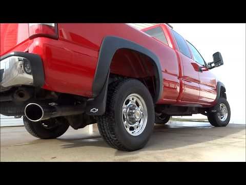 2002 LB7 Duramax Sinister Diesel 4" Exhaust with muffler
