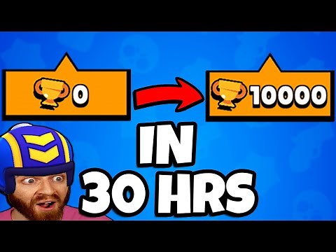 How I Gained 10,000 Trophies in 30 HOURS!!! (world record)
