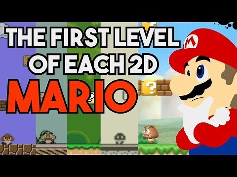 The First Level of each 2D Mario Game.