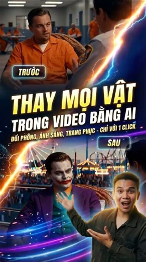 Biến video thường thành siêu phẩm với AI (đổi background, quần áo cực mượt)