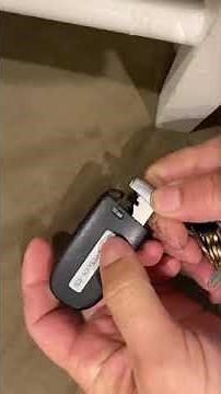 Changing battery in key fob - NO tools ReQuiRED