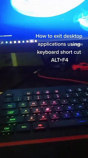 Exit Desktop Applications Easily | Keyboard Shortcuts