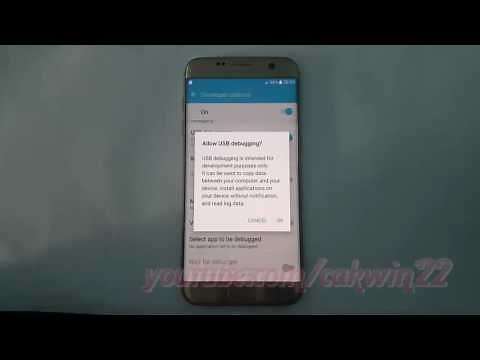 Samsung Galaxy S7 Edge : How to Enable or Disable Verify apps via USB (Android Marshmallow)