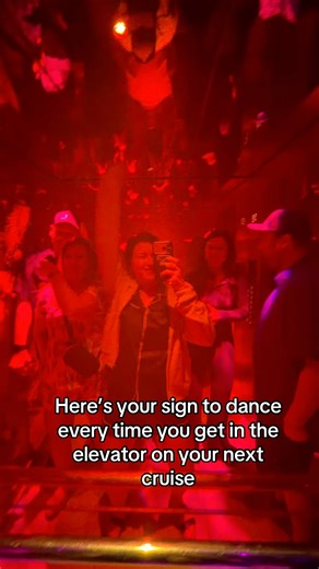 I made a video every time I danced in the elevator on Virgin Voyages. Even with my husband giving full fun-hater energy, the vibes were still unmatched. This ship just does something to you! #VirginVoyages #ScarletLady #CruiseLife #VacationVibes #GoodTripTravelCo | Mackenzie Hardin, Good Trip Travel Co.