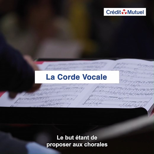 Le Crédit Mutuel accompagne les associations dans leur digitalisation. Découvrez l'histoire de La Corde Vocale dans notre série "Une association d'avenir". En savoir plus : bit.ly/FB-Corde-vocale | Crédit Mutuel